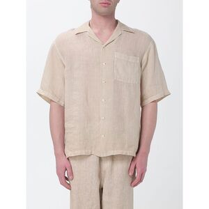 120% Lino Shirt Men Safari